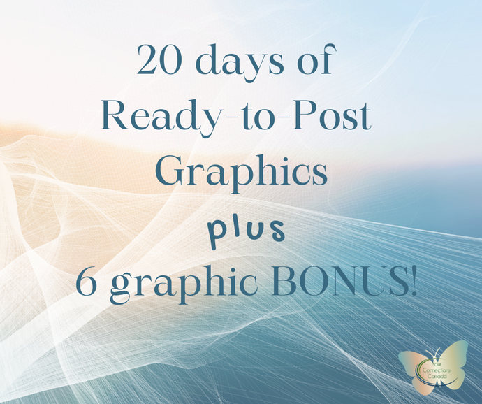 26 Days of Social motivation Graphics Package - Ready-to-use Facebook Graphics - Includes 6 BONUS days!