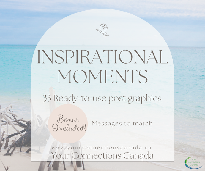 Inspirational Moments Pkg - Fill your month with our Ready-to-use Facebook Graphics